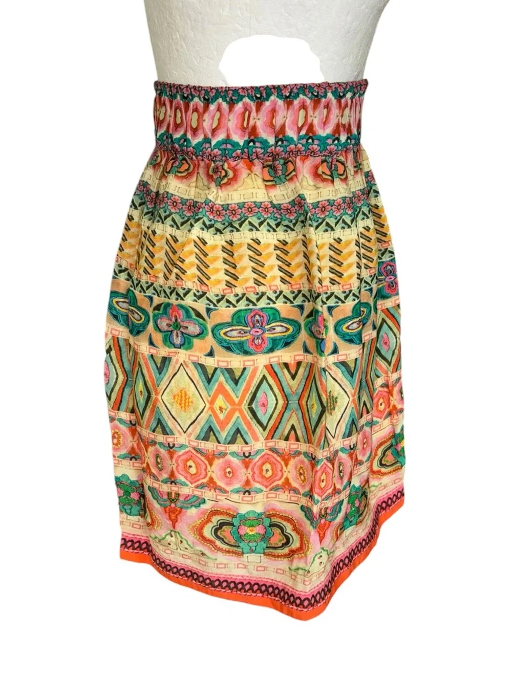 Anthropologie Tanvi Kedia Oroya Echo Embellished Sequin Mini Skirt - XS - Picture 8 of 15